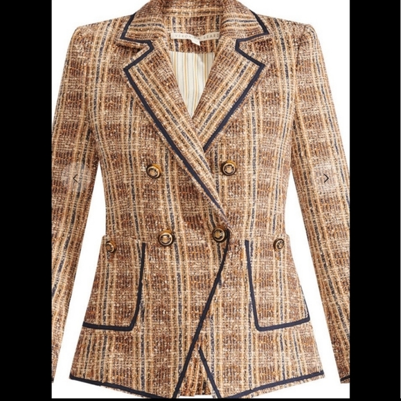 Veronica Beard Theron Tweed Jacket 